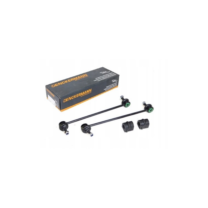 2X ŁĄCZNIK STABILIZATORA + GUMY OPEL CORSA D E !