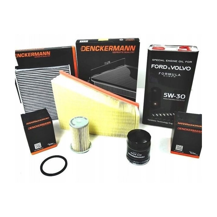 ZESTAW FILTRÓW + OLEJ 5W30 do MONDEO IV S-MAX GALAXY 1.8 TDCI