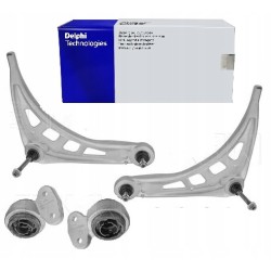 2X DELPHI WAHACZE PRZÓD +TULEJE LEWY PRAWY ZESTAW BMW E46