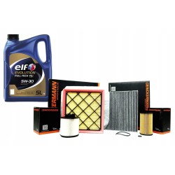 OLEJ 5W30 ELF FULL-TECH ZESTAW FILTRÓW OPEL MERIVA B 10- 1.6CDTI