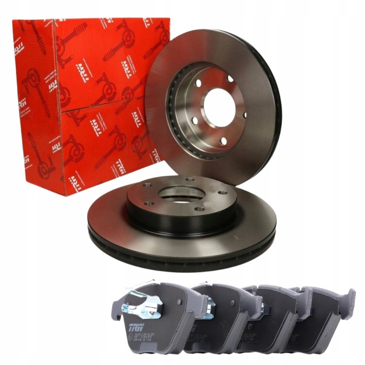 TARCZE + KLOCKI PRZÓD DO BMW 5 E60 E61 ZESTAW 324MM TRW