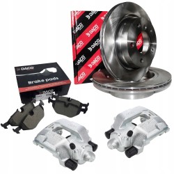 TARCZE + KLOCKI ZACISKI ZESTAW TYŁ DO BMW SERIA 3 E46 WENTYLOWANE 276MM