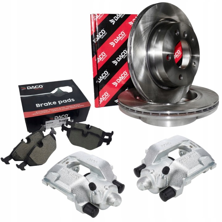 TARCZE + KLOCKI ZACISKI ZESTAW TYŁ DO BMW SERIA 3 E46 WENTYLOWANE 276MM