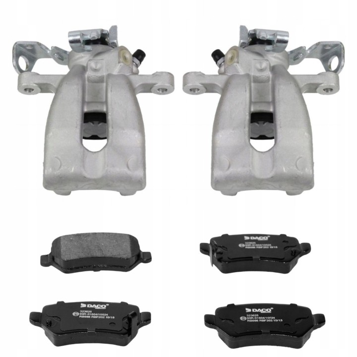 2X ZACISKI HAMULCOWE TYŁ + KLOCKI OPEL ZAFIRA B 05- 41mm