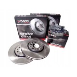 TARCZE + KLOCKI PRZÓD A3 GOLF IV 4 BORA LEON OCTAVIA 288mm GTI 2.3 V5