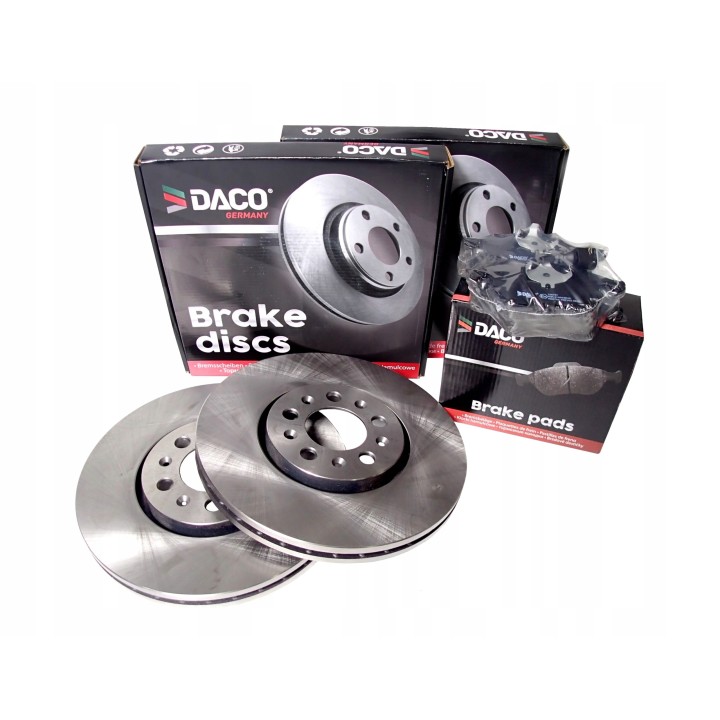 TARCZE + KLOCKI PRZÓD A3 GOLF IV 4 BORA LEON OCTAVIA 288mm GTI 2.3 V5