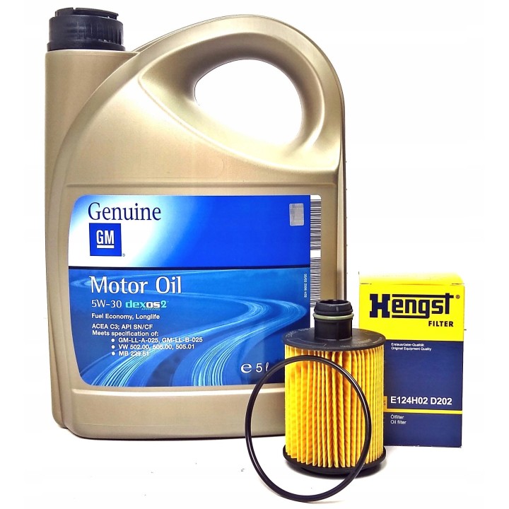 5L OLEJ GM + FILTR ASTRA J ZAFIRA INSIGNIA 2.0CDTI