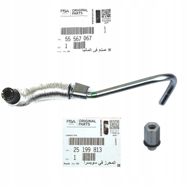 PRZEWÓD WODNY POWROTNY TURBO OPEL CORSA INSIGNIA ASTRA J 1.4T SZYBKOZŁĄCZKA
