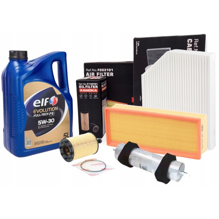OLEJ 5L ELF FE 4X ZESTAW FILTRÓW OPEL SIGNUM VECTRA C 1.8 16V 140KM