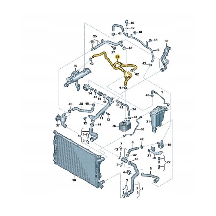 Oryg. Nowy Termostat Audi VW 2.0TDI 1K0121113A