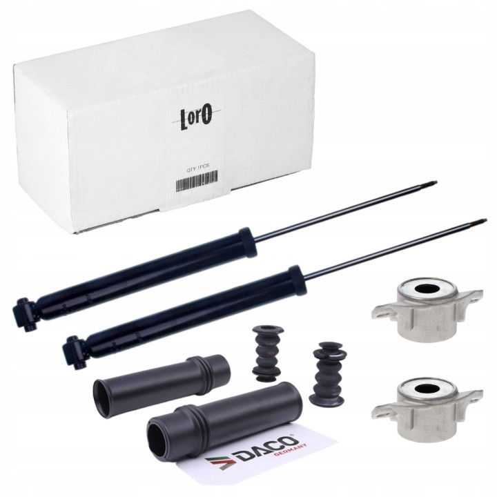 2X AMORTYZATOR PODUSZKA MOCOWANIE OSŁONY ODBOJE TYŁ PEUGEOT 308 I