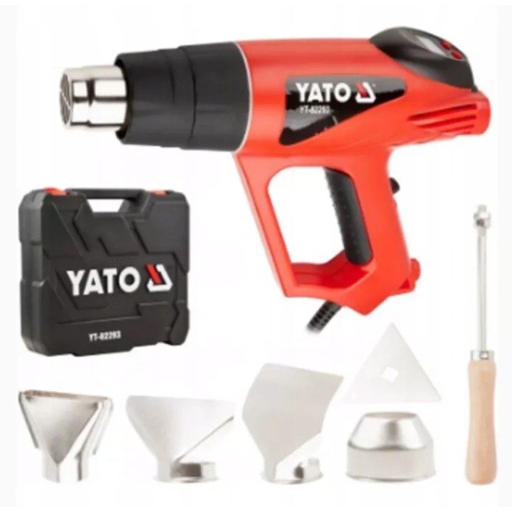 YATO OPALARKA 2000W 70~600°C AKCES. WYŚW. LCD