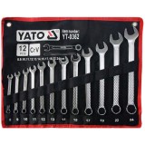 YATO KLUCZE PŁASKO-OCZKOWE 8-24 12SZT