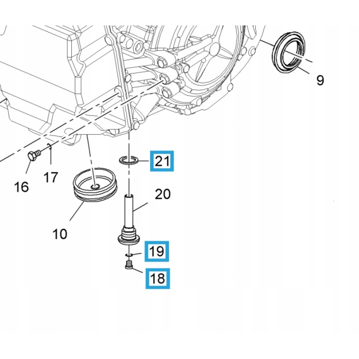ORING KOREK AF40 AUTOMAT INSIGNIA ZAFIRA ASTRA