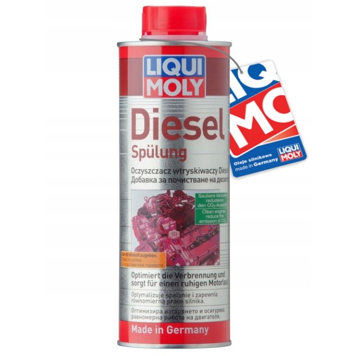 LIQUI MOLY ŚRODEK DO CZYSZCZENIA WTRYSKIWACZY 500ML DIESEL DODATEK DO PALIW