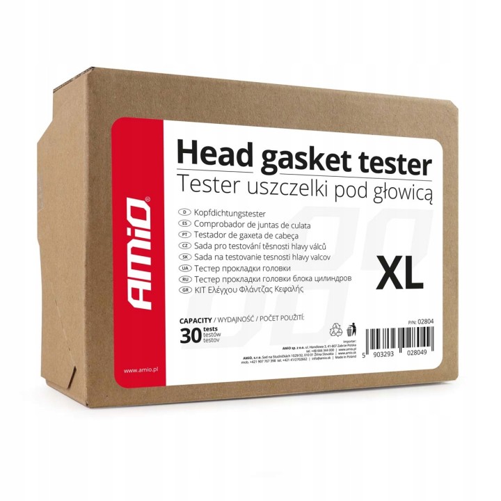 TEST USZCZELKI POD GŁOWICĄ TESTER UPG AMIO 60ML