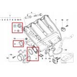ZESTAW USZCZELEK KOLEKTORA SSĄCEGO BMW E60 E46 E90 2.0D M47