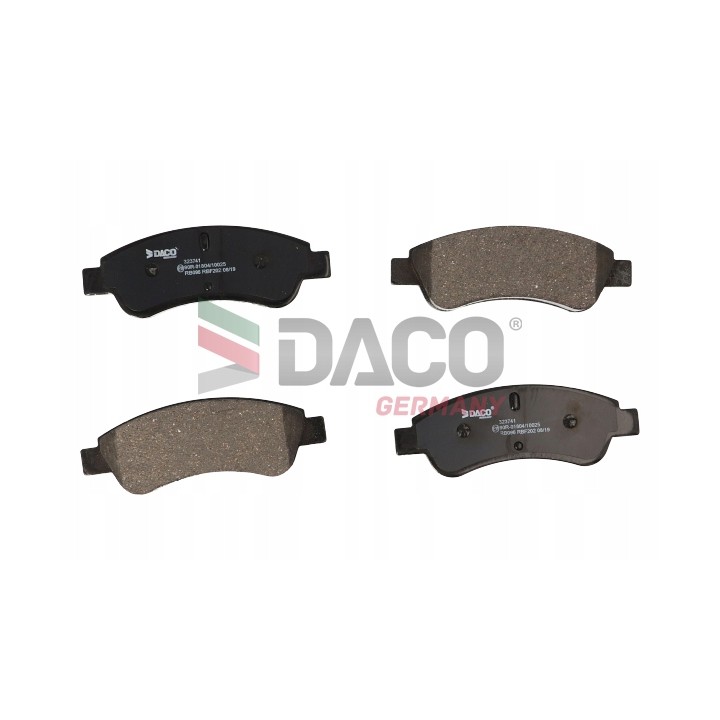 KLOCKI HAMULCOWE PRZÓ CITROEN XSARA C3 C4 PEUGEOT 206 207 208 1007 1008