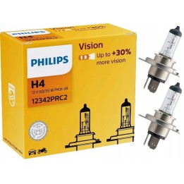 PHILIPS VISION +30% H4 12V 60/55W P43T HALOGENOWA