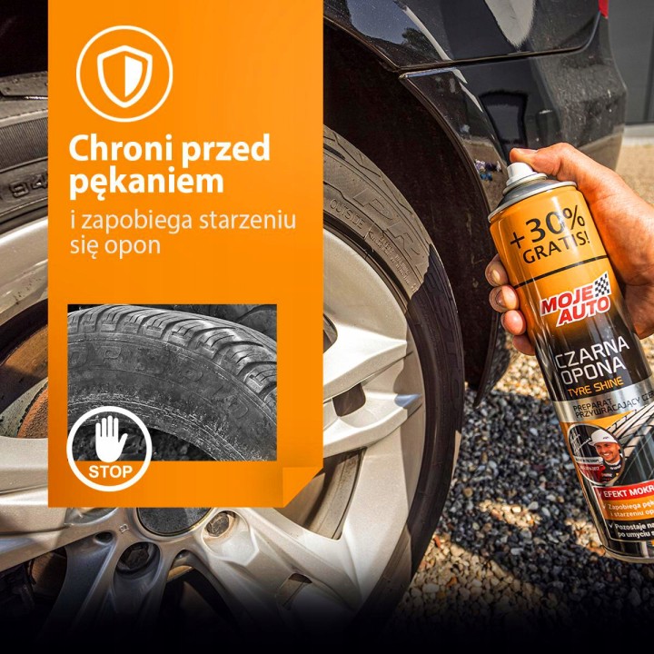 Czernidło do nabłyszczania opon Moje Auto 520 ml
