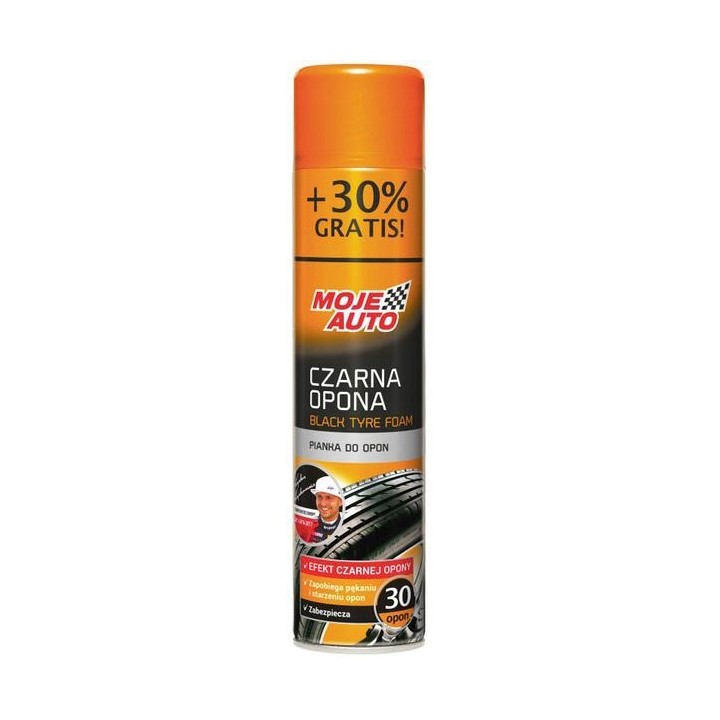 MOJE AUTO ŚRODEK DO KONSERWACJI I NABŁYSZCZANIA OPON PIANKA 400ML / MOJE AU