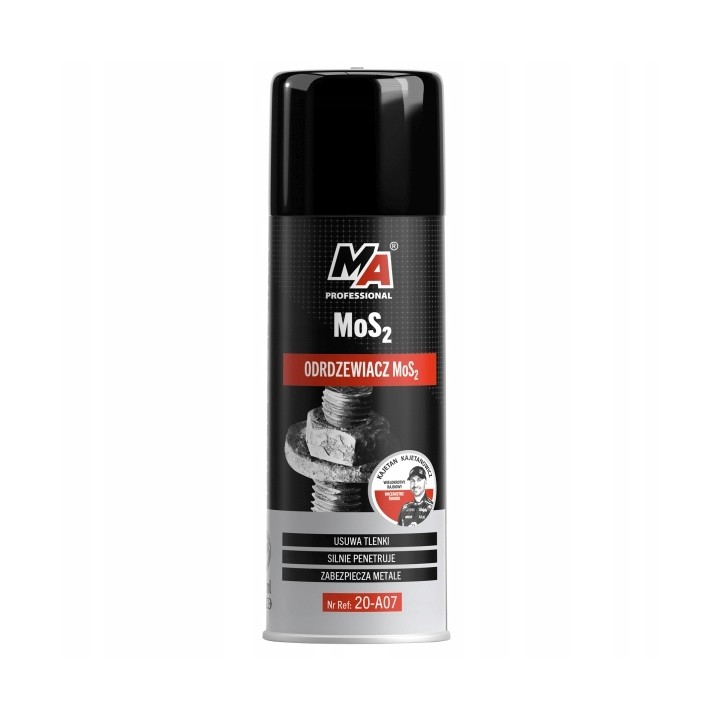 MOJE AUTO ODRDZEWIACZ W AEROZOLU 400ML Z MOS2 SMARUJE/ZABEZPIECZA / MA PRO