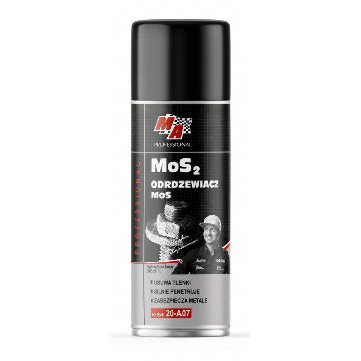 MOJE AUTO ODRDZEWIACZ W AEROZOLU 400ML Z MOS2 SMARUJE/ZABEZPIECZA / MA PRO