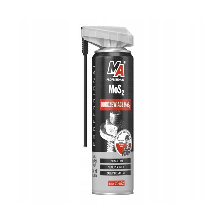 MOJE AUTO ODRDZEWIACZ W AEROZOLU 250ML Z MOS2 SMARUJE/ZABEZPIECZA / MA PRO