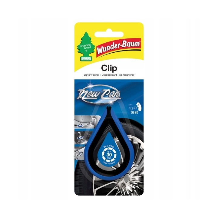 WUNDER-BAUM ZAPACH CLIP NEW CAR / WUNDER-BAUM