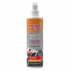MOJE AUTO KOKPIT MATOWY MLECZKO BLACK 300ML / MOJE AUTO