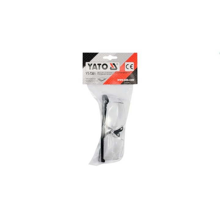 YATO OKULARY OCHRONNE BEZBARWNE TYP 9844