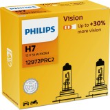 PHILIPS ŻARÓWKA H7 12V/55W PX26D +30% PHILIPS VISION KPL 2 SZT.