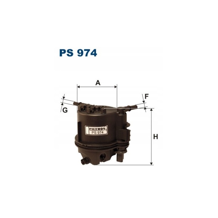 FILTR PALIWA PS974 FORD FIESTA CITROEN PEUGEOT 1.4 HDI