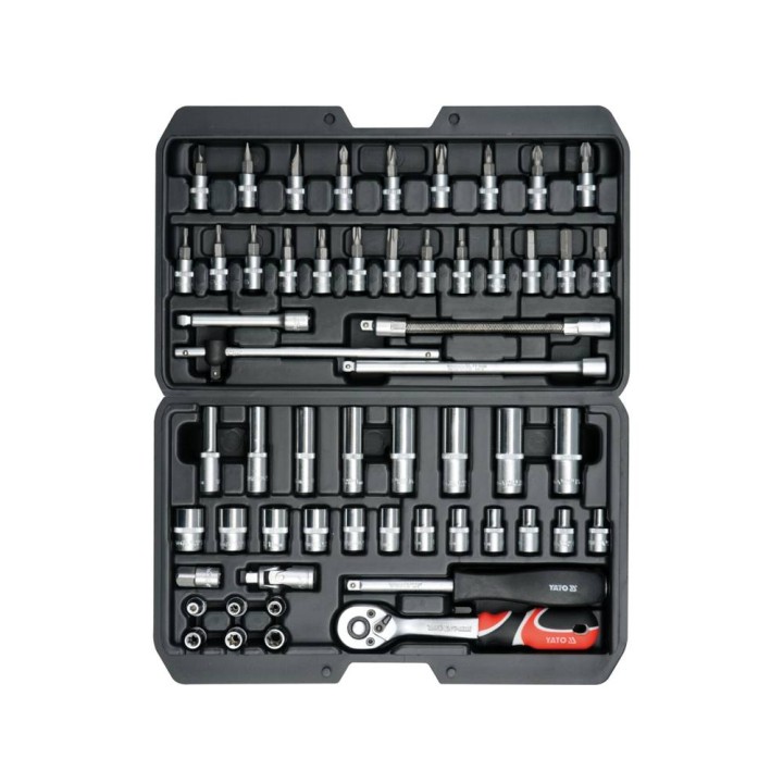 YATO ZESTAW NARZĘDZIOWY 1/4" 56CZ.