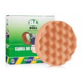 BOLL GĄBKA DO POLEROWANIA PROFILOWANA ŚR. 150MM / POMARAŃCZOWA / ŚREDNIA /