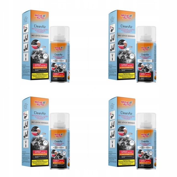 MOJE AUTO ŚRODEK BIOBÓJCZY DO CZYSZCZENIA KLIMATYZACJI CLEAN AIR ARCTIC 150