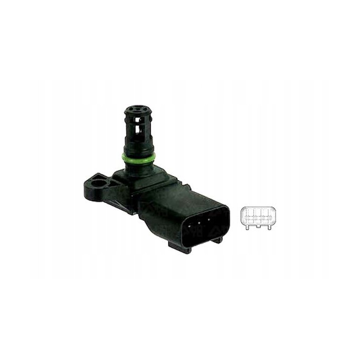 CZUJNIK CIŚNIENIA MAPSENSOR FORD FOCUS FIESTA FUSION 1.4 1.6 VOLVO MAZDA