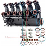 ZAŚLEPKI KLAPKI KOLEKTORA SSĄCEGO BMW M47 M57 E46 E90 E60 2.0 3.0 DIESEL