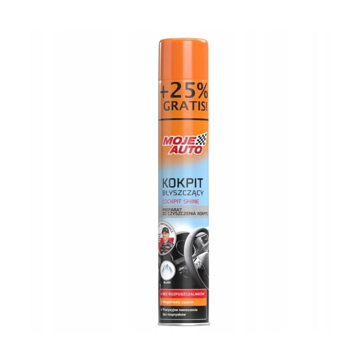 MOJE AUTO KOKPIT BŁYSZCZĄCY ARCTIC 600ML + 25% GRATIS / MOJE AUTO