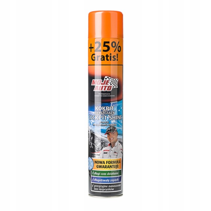 MOJE AUTO KOKPIT BŁYSZCZĄCY ARCTIC 600ML + 25% GRATIS / MOJE AUTO