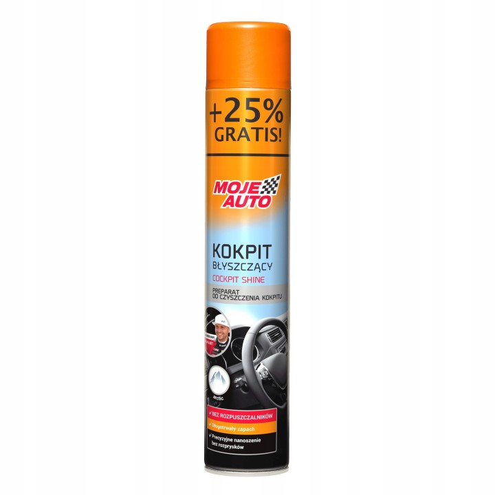 MOJE AUTO KOKPIT BŁYSZCZĄCY ARCTIC 600ML + 25% GRATIS / MOJE AUTO