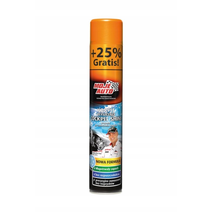 MOJE AUTO KOKPIT BŁYSZCZĄCY ARCTIC 600ML + 25% GRATIS / MOJE AUTO