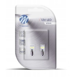 ZAROWKA LED 12V T4W 1W BA9S CANBUS 4X5050