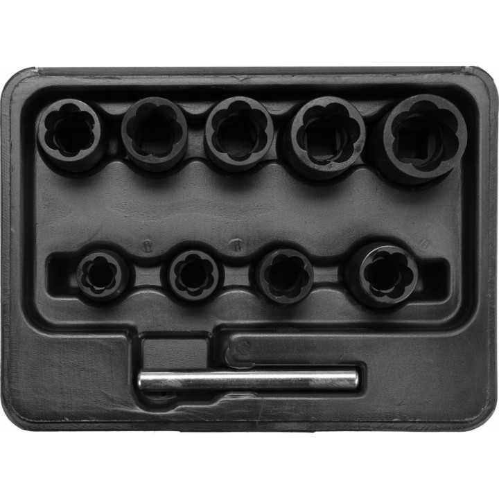 YATO ZESTAW WYKRĘTAKÓW DO ŚRUB 3/8", 10-19MM, 10 CZ