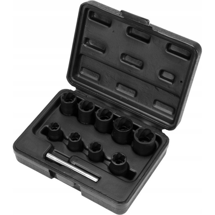 YATO ZESTAW WYKRĘTAKÓW DO ŚRUB 3/8", 10-19MM, 10 CZ