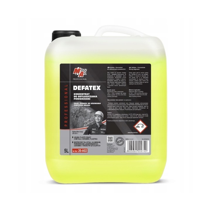 MOJE AUTO ŚRODEK DO CZYSZCZENIA POWIERZCHNI ZAOLEJONYCH 5L DEFATEX ODTŁUSZC