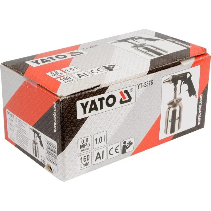 YATO PISTOLET DO PIASKOWANIA ZE ZBIORNIKIEM