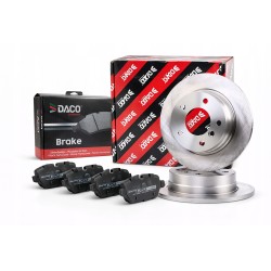 BMW 1 E81, E87 116I 118I 118D - TARCZE HAMULCOWE + KLOCKI TYŁ 280 MM