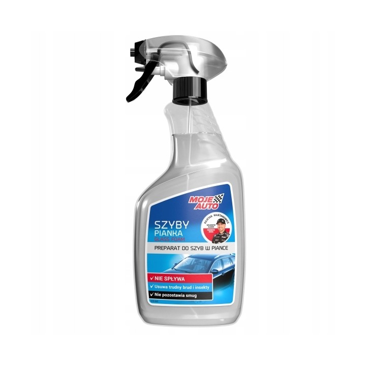 MOJE AUTO ŚRODEK DO CZYSZCZENIA SZYB 650ML PIANKA / MOJE AUTO