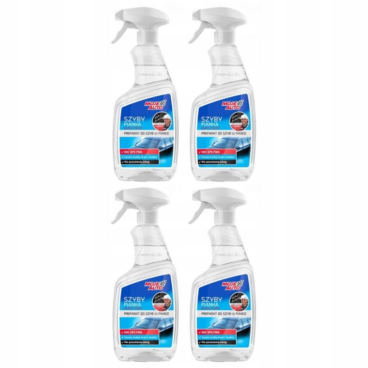 MOJE AUTO ŚRODEK DO CZYSZCZENIA SZYB 650ML PIANKA / MOJE AUTO